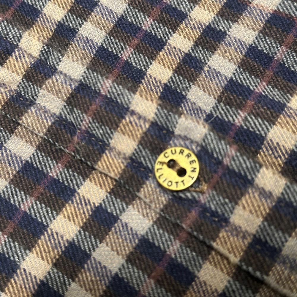 Current/Elliott Plaid Button Down Top - image 4